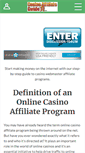 Mobile Screenshot of casinoaffiliateguide.com